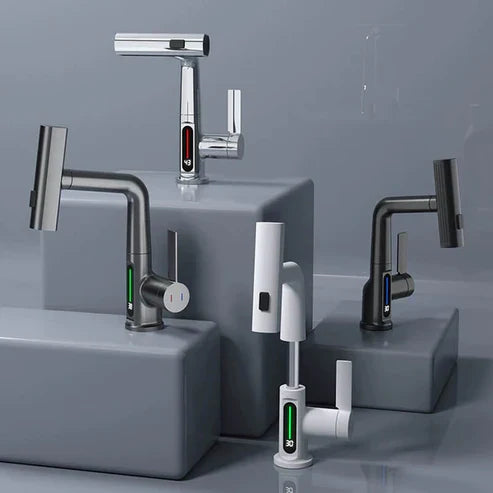 Intelligent Flexible Faucet – Digital Display and Real-Time Temperature