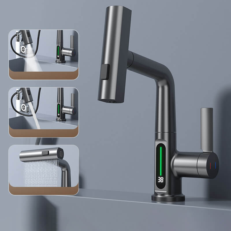 Intelligent Flexible Faucet – Digital Display and Real-Time Temperature