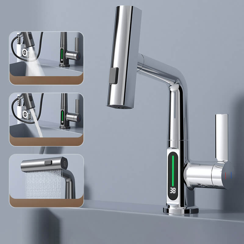Intelligent Flexible Faucet – Digital Display and Real-Time Temperature