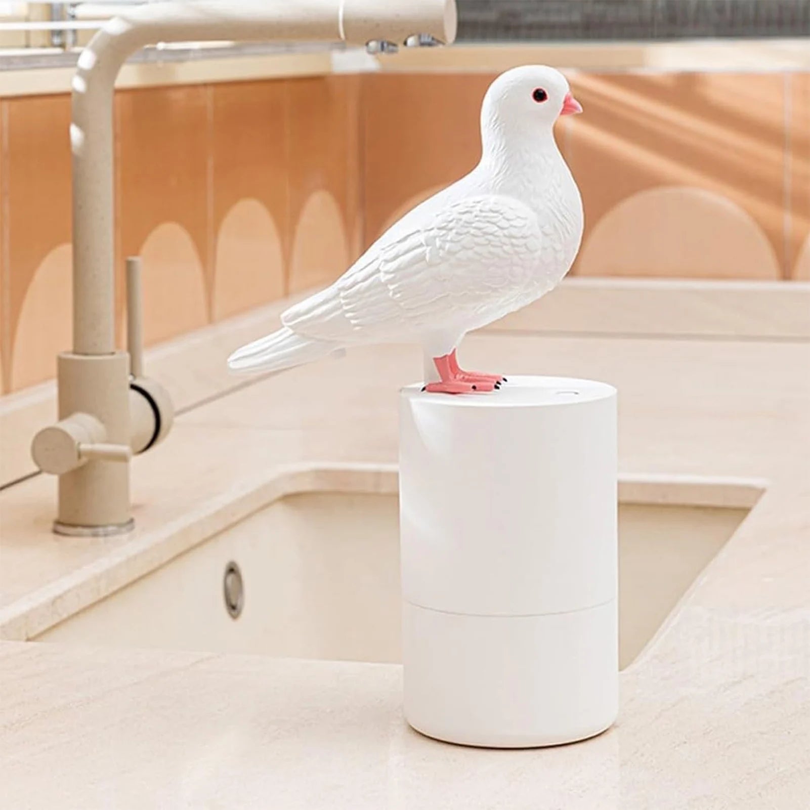 Distributeur De Savon Original — Forme De Pigeon