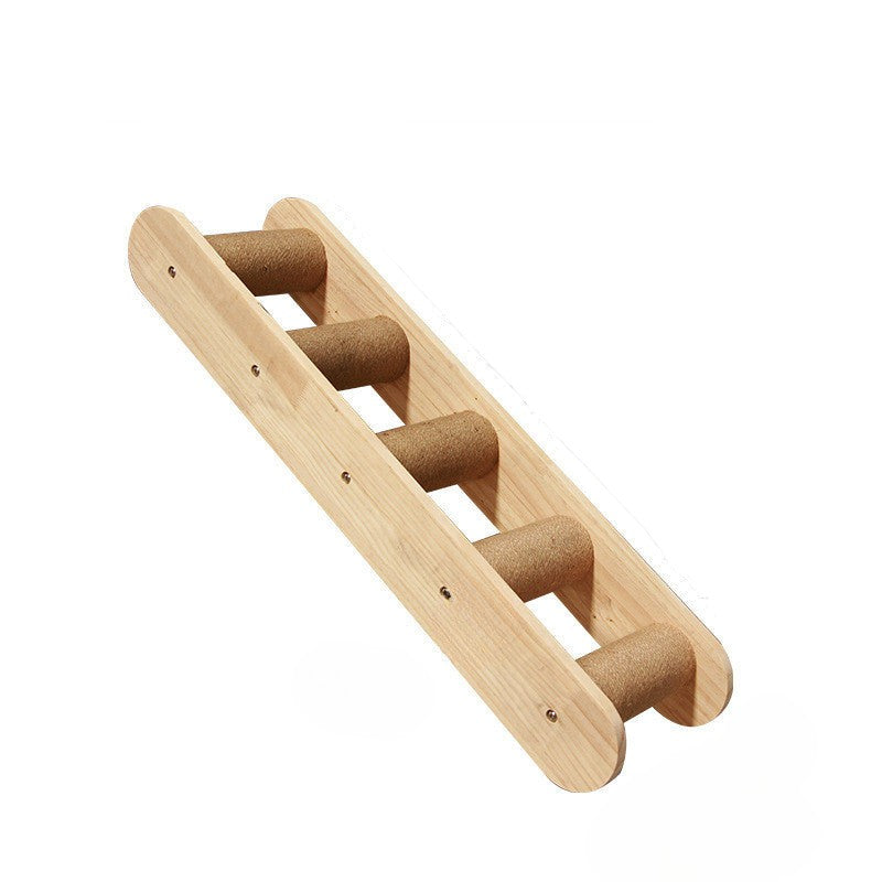 Cadre D'Escalade Mural Pour Chat Avec Plateforme Suspendue Et Échelle