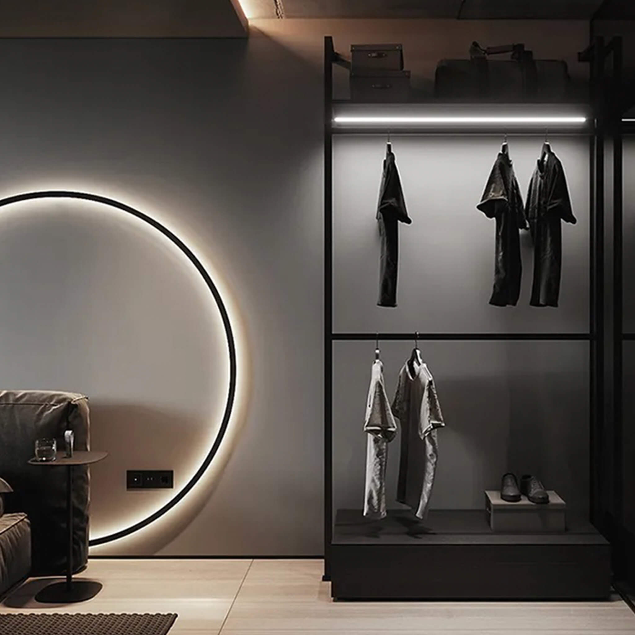 Halo-seinävalaisin – Eleganssia ja moderniutta