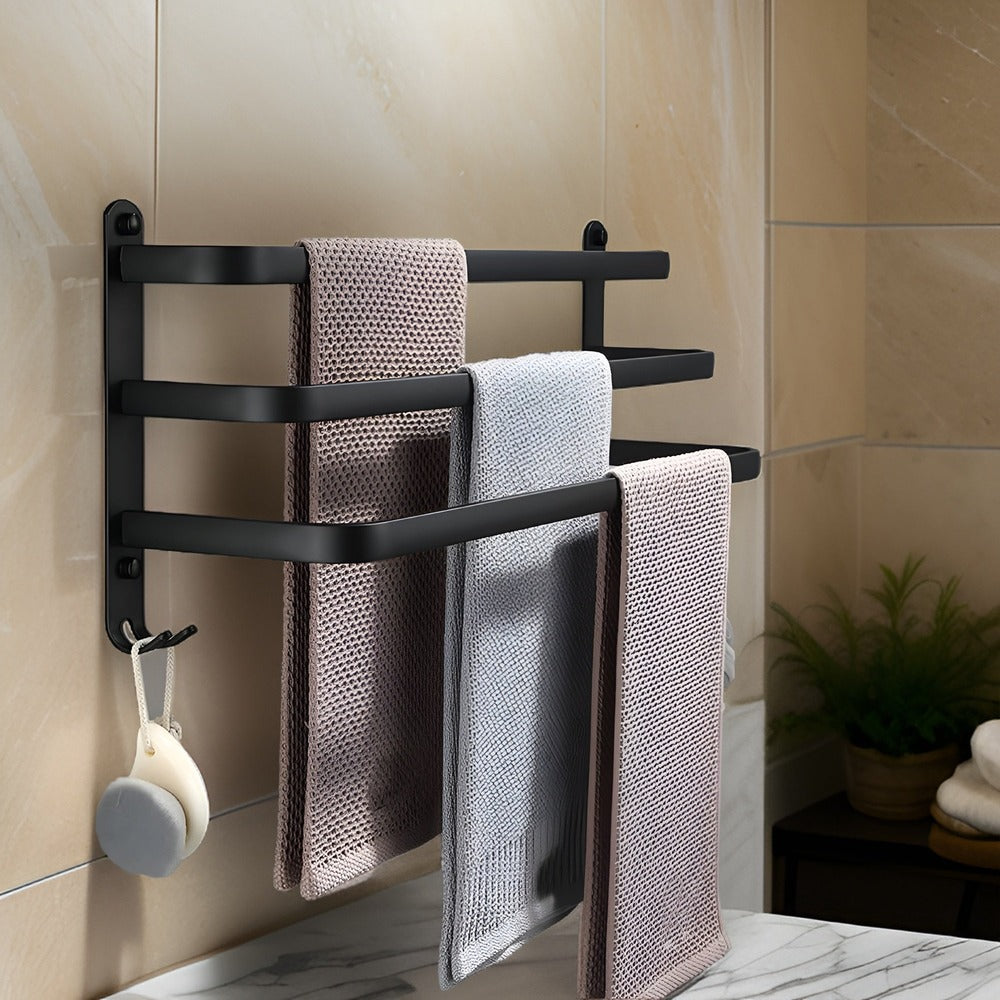 Wall-mounted designer towel rail - Modern elegance & space saving