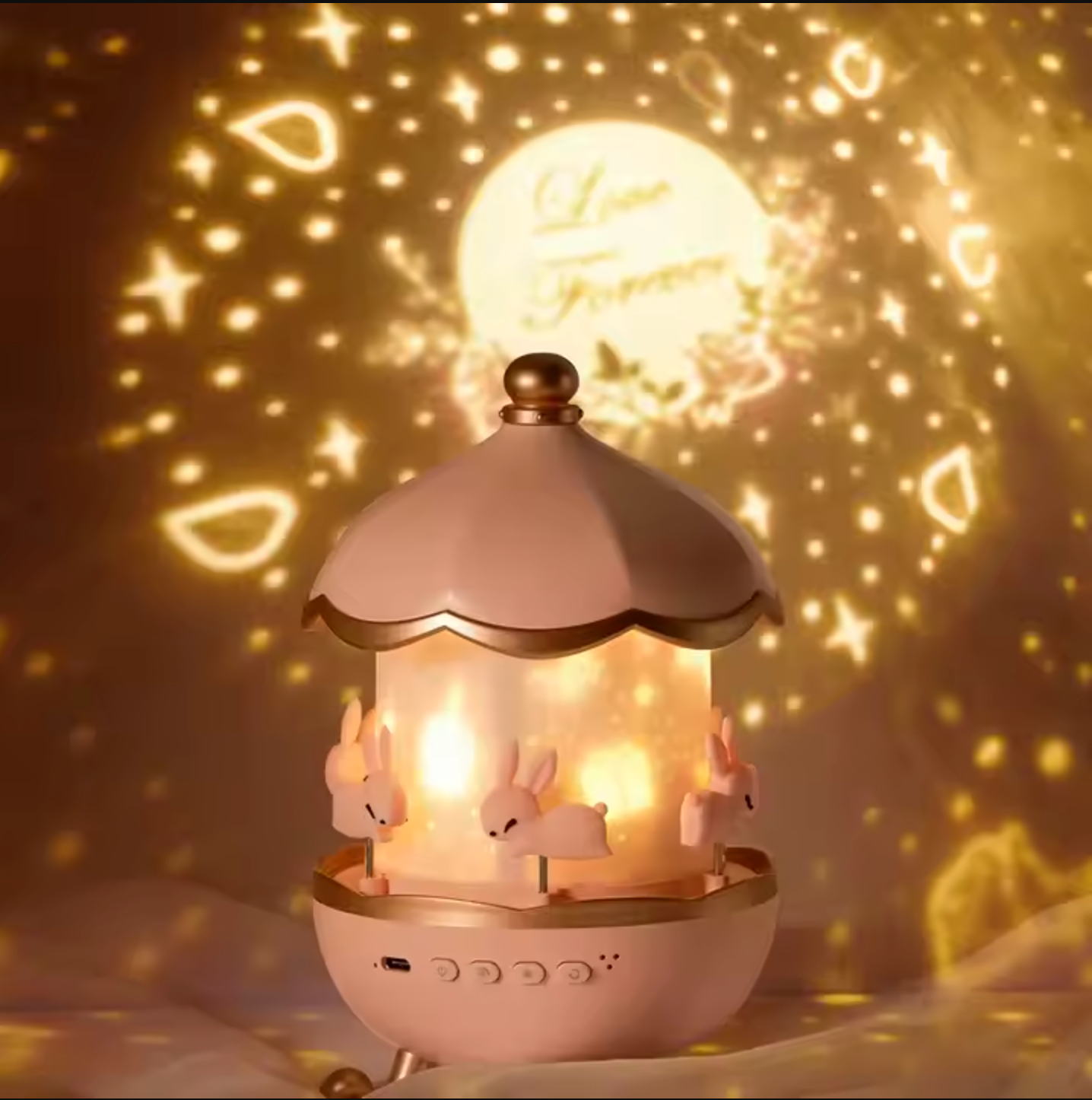 מנורת לילה פרוג'קטור — שמיים מלאים בכוכבים באור