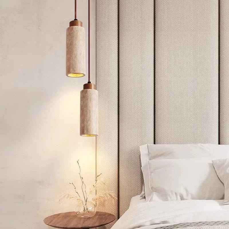 Lampa wisząca z naturalnego kamienia – elegancja i autentyczność