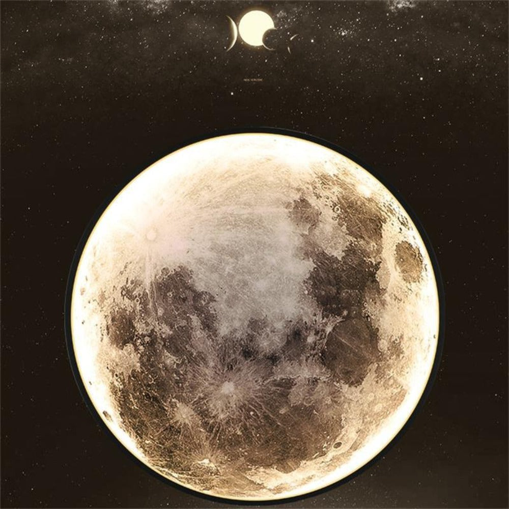 Lampe Murale 3D LED – Lune Pour Une Ambiance Unique