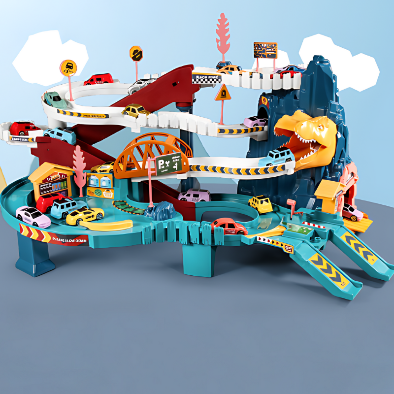 DinoRush Race Track - Diversão e desafio a toda a velocidade