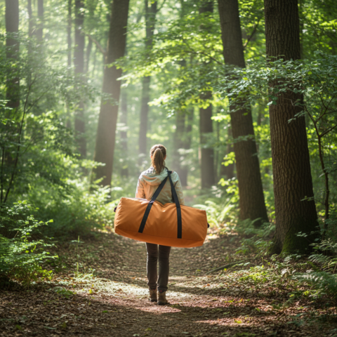 Kemping tárolótáska - egyszerű, kompakt szervezés