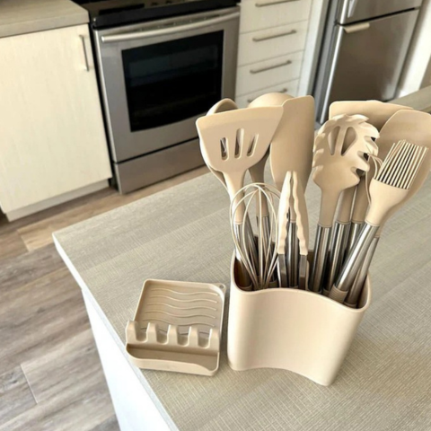 12-teiliges Silikon-Küchenutensilien-Set - Vollständigkeit & Benutzerkomfort