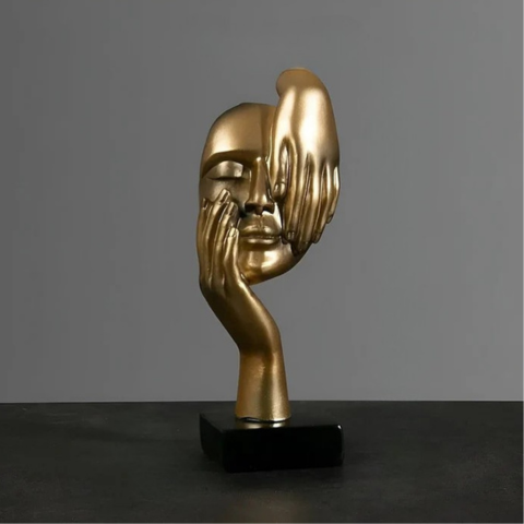 نحت تجريدي من الراتنج التجريدي - زخرفة فنية وأسلوب حديث