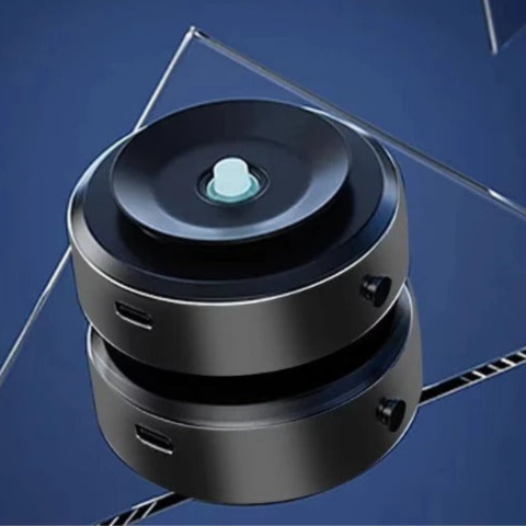 Support Téléphone Magnétique 360° Pour Voiture — Fixation Solide Et Utilisation Pratique