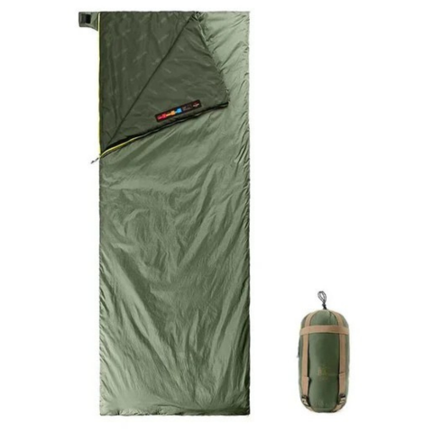 Compacte slaapzak - Praktisch ontwerp en gemakkelijk op te bergen