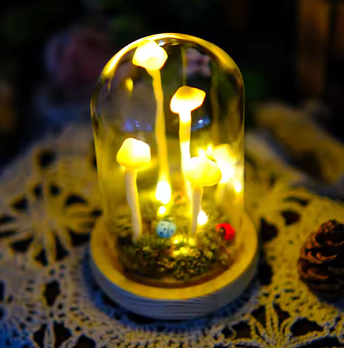 Förtrollad Svamp-lampa – Dekorativ Magi Och Tidlös Elegans