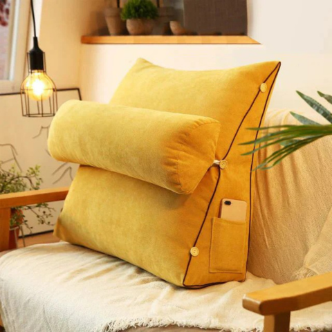 Ryg støttende pute – Kileform for en ideell holdning