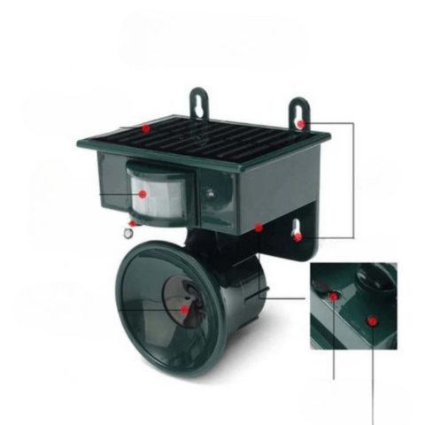 Elektronische Afschrikker Voor Tuin — Jaagt Vogels Weg En Beschermt Uw Ruimtes