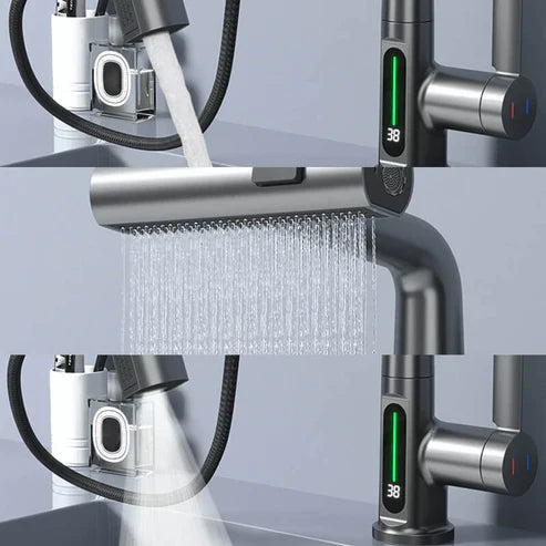 Intelligent Flexible Faucet – Digital Display and Real-Time Temperature