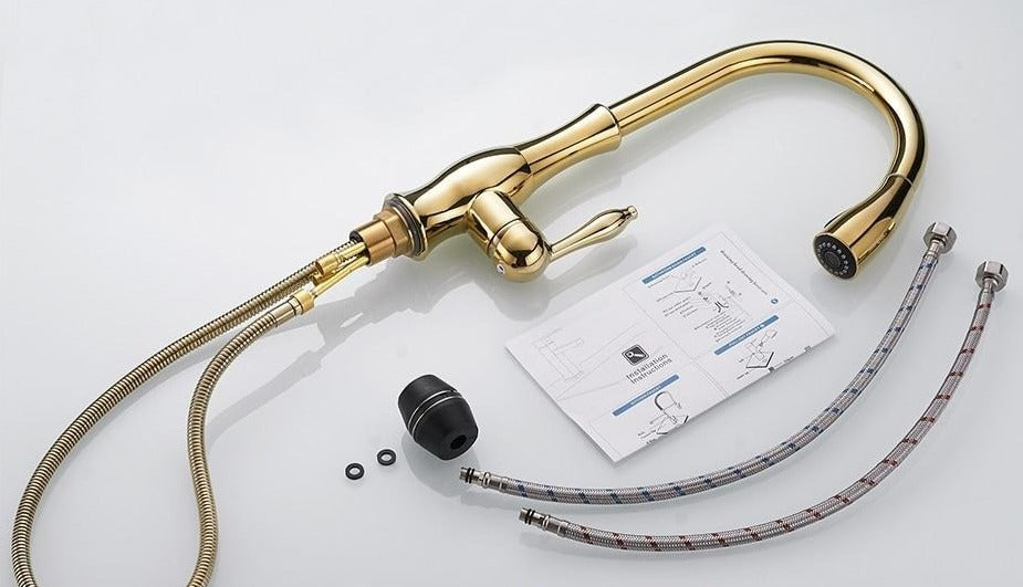 Küchenarmatur mit ausziehbarem Auslauf – Platzersparnis und Flexibilität