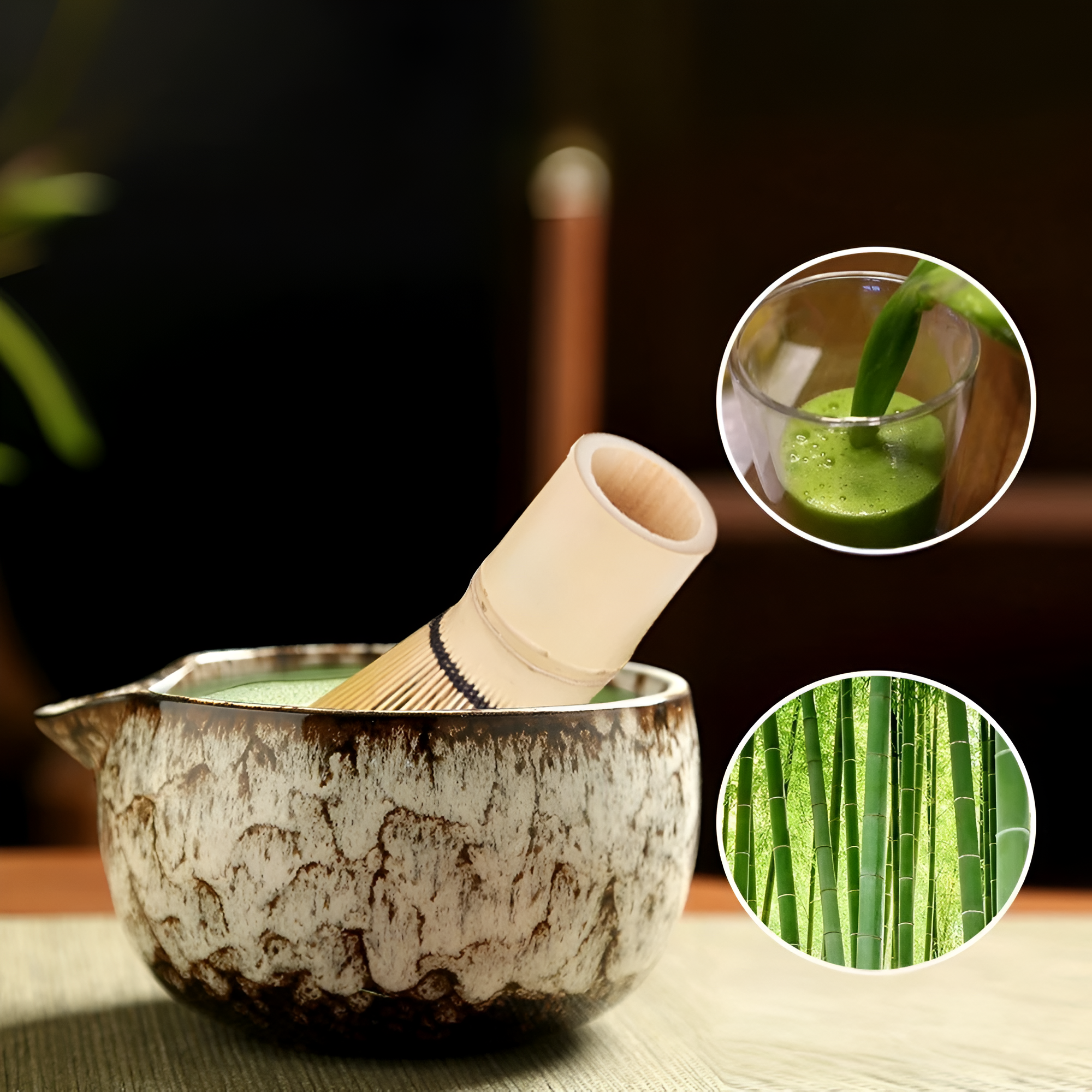 Matcha Zubereitungsset 6-teilig - Handwerkliche Eleganz Und Raffinierter Geschmack