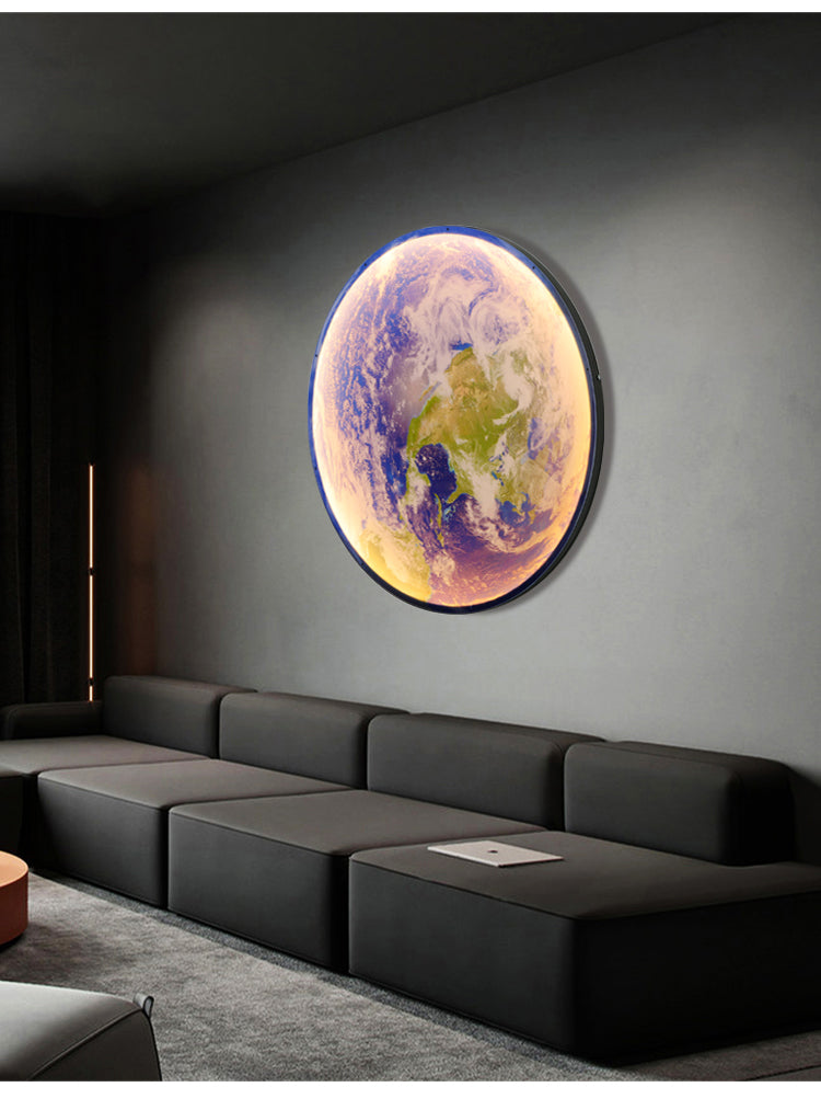 Lampe Murale 3D LED – Lune Pour Une Ambiance Unique
