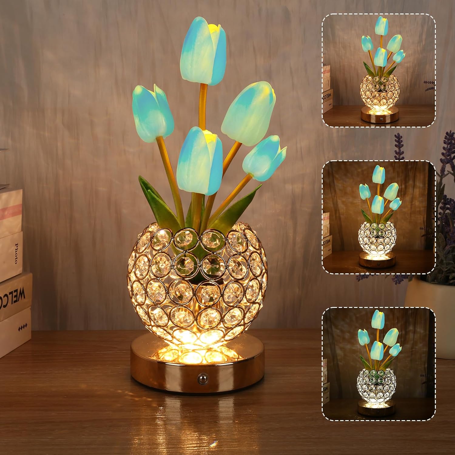 Tafellamp Tactiel – Elegante Kristallijne Glans