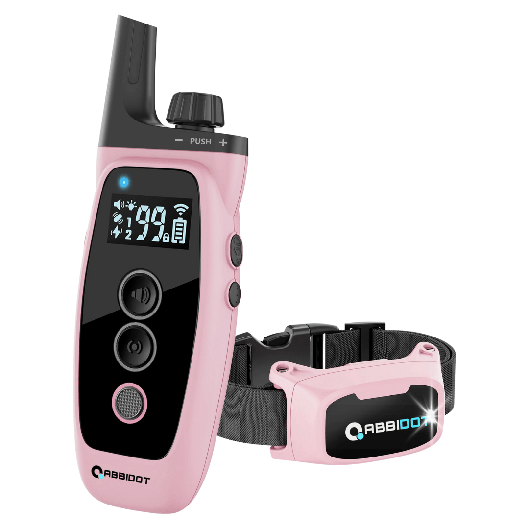 Dressurhalsbånd til Hund – LED Fjernbetjening og Rækkevidde 1000 m