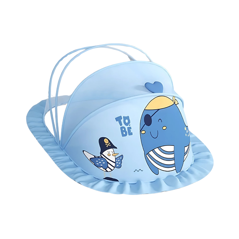 Sammenleggbart myggnett for babyer - insekt- og pustesperre