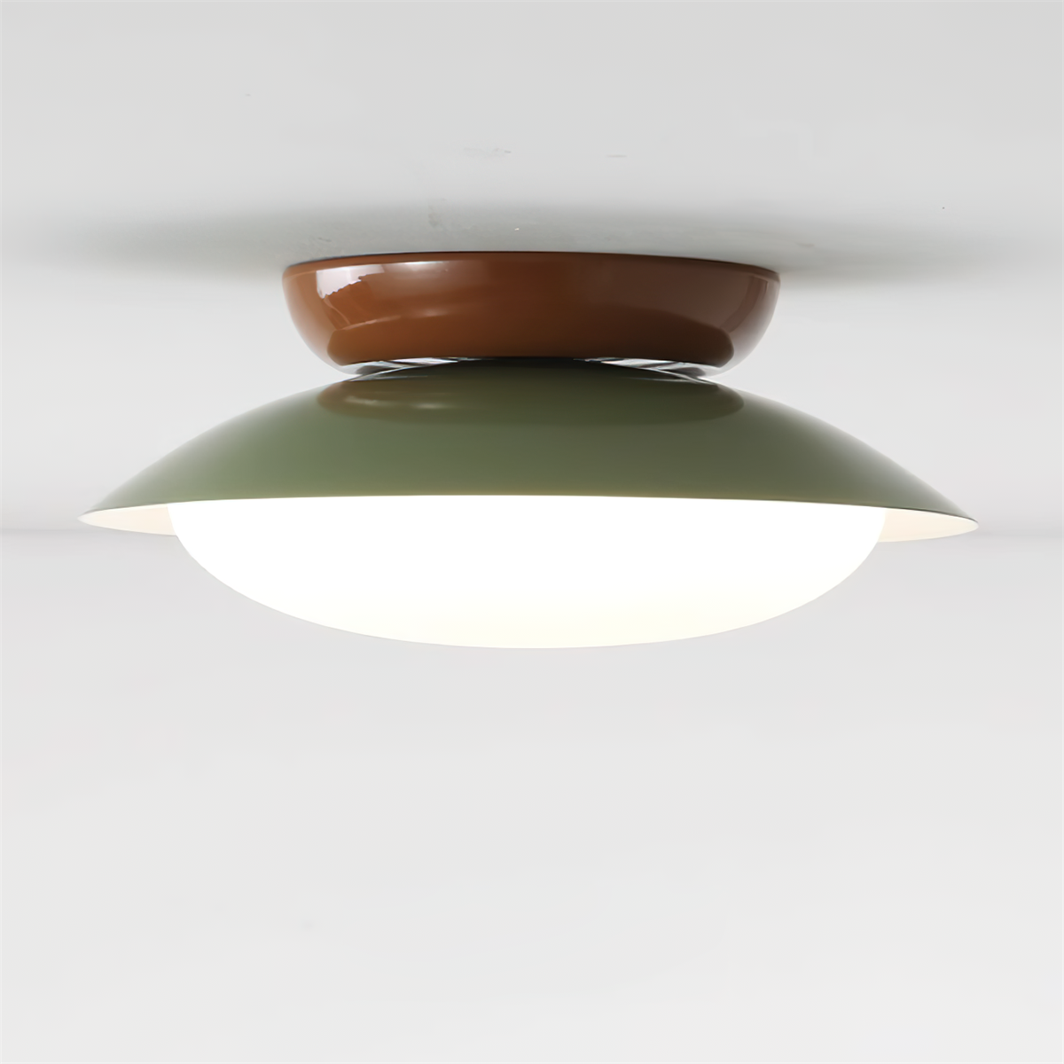LED Ronde Plafondlamp - Natuurlijke Gloed & Discrete Elegantie
