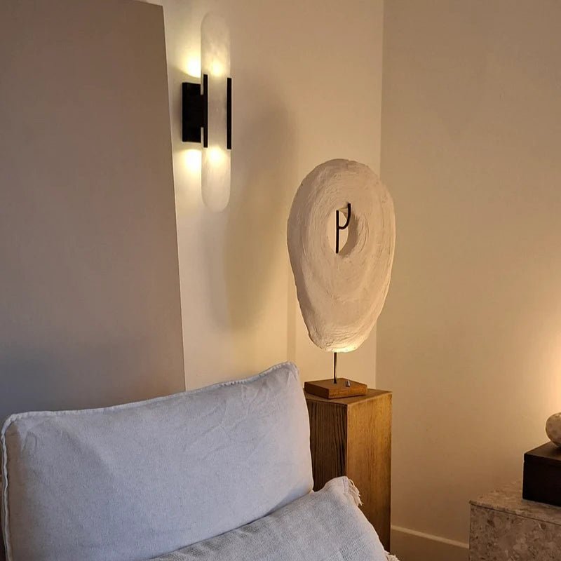 Czarna i Złota Lampa Ścienna LED – Nowoczesna Elegancja i Stylowy Design