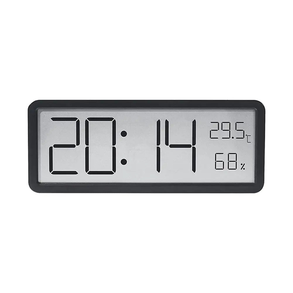 Digital Wall Clock - Time, Temperature & Humidity