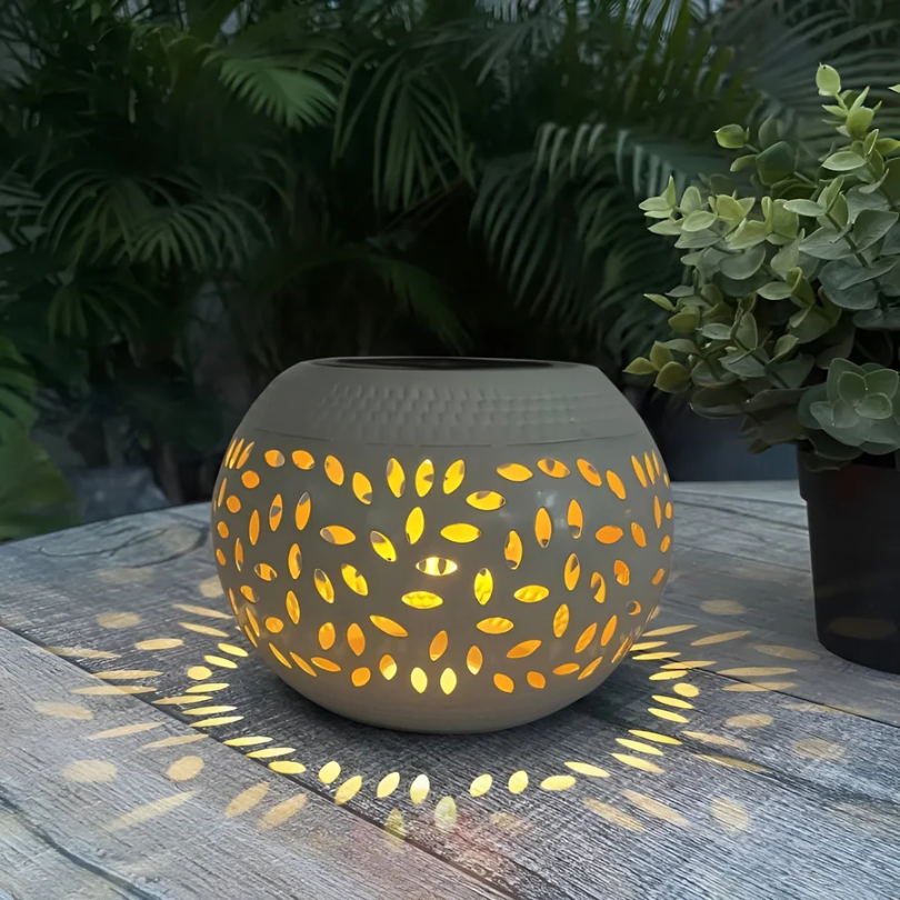 Lampe Solaire De Jardin Avec Effet Lumineux