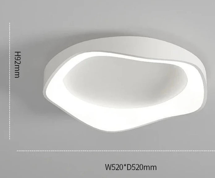 Asymmetrische LED Plafondlamp – Trendy en Elegant