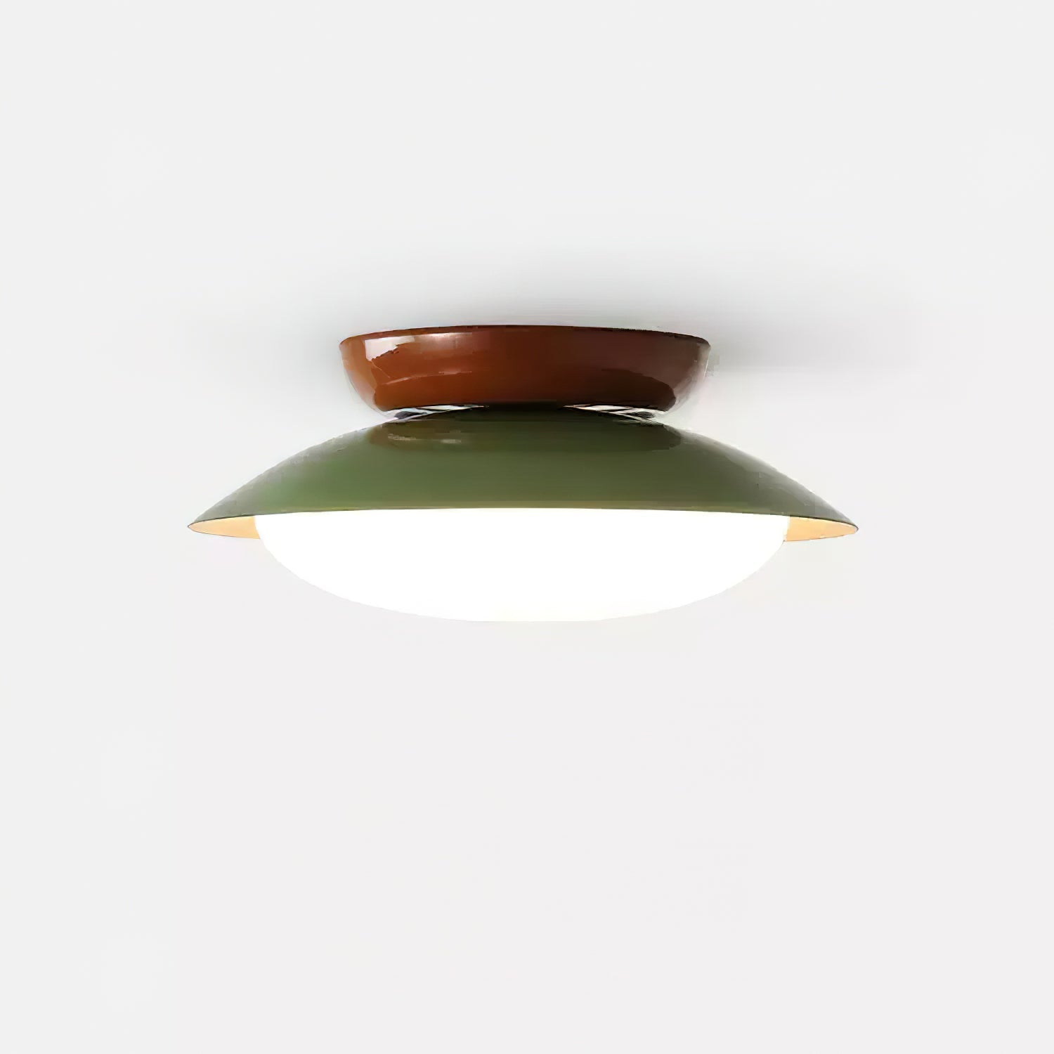 LED Ronde Plafondlamp - Natuurlijke Gloed & Discrete Elegantie