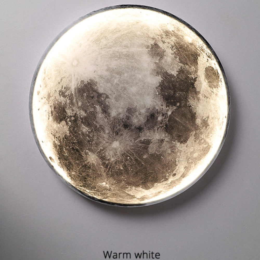 Lampe Murale 3D LED – Lune Pour Une Ambiance Unique