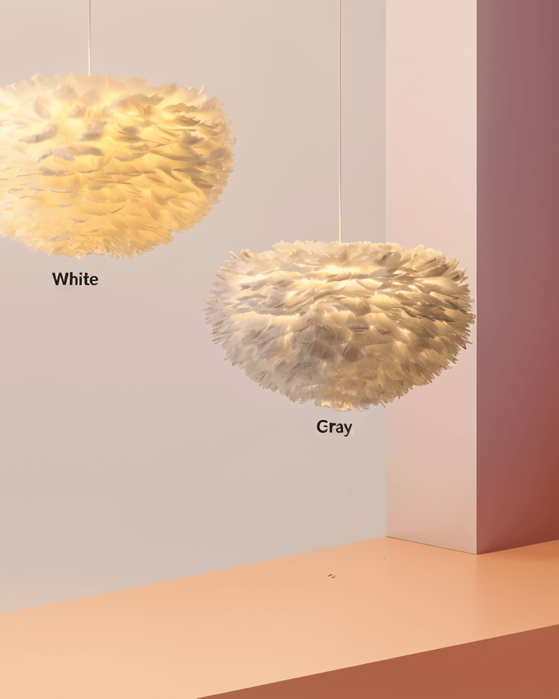 Κρεμαστό φωτιστικό Plumes - Απαλός φωτισμός & εκλεπτυσμένο στυλ