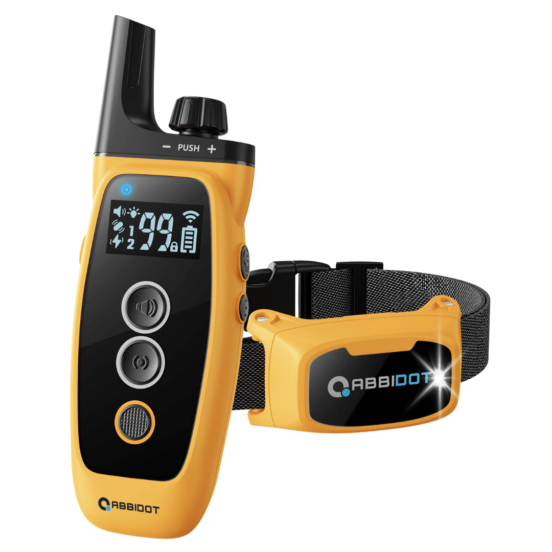 Dressurhalsbånd til Hund – LED Fjernbetjening og Rækkevidde 1000 m