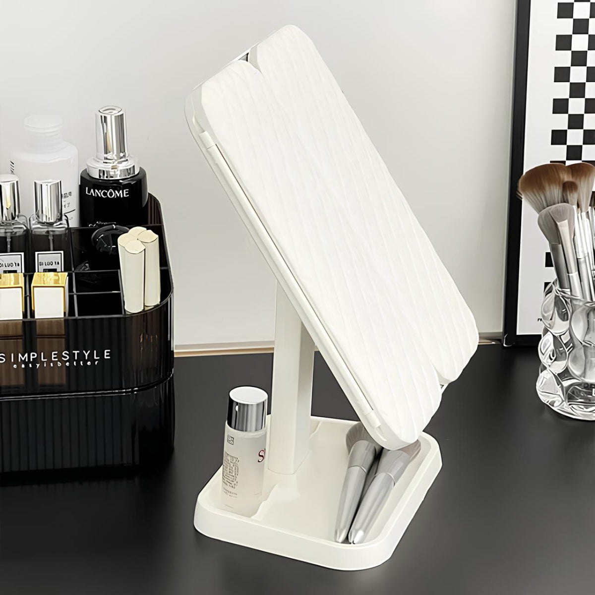 Inteligentne lustro — Oświetlenie LED i nowoczesny wyświetlacz 