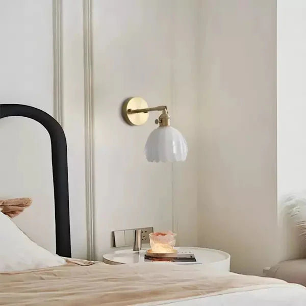 Decoratieve Wandlamp – Knopbloem En Romantische Sfeer 