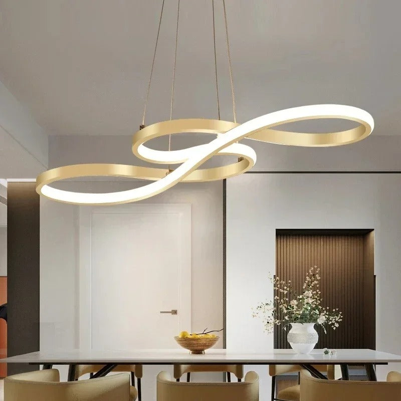 Moderne LED Hanglamp Met Ringen – Elegante En Futuristische Ontwerp 