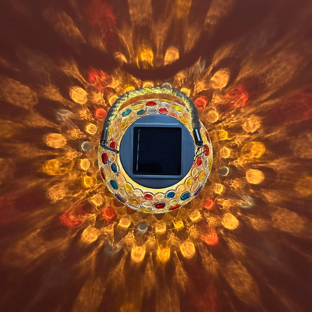 Solárna Lampa Vonkajšia — Elegancia Skla 