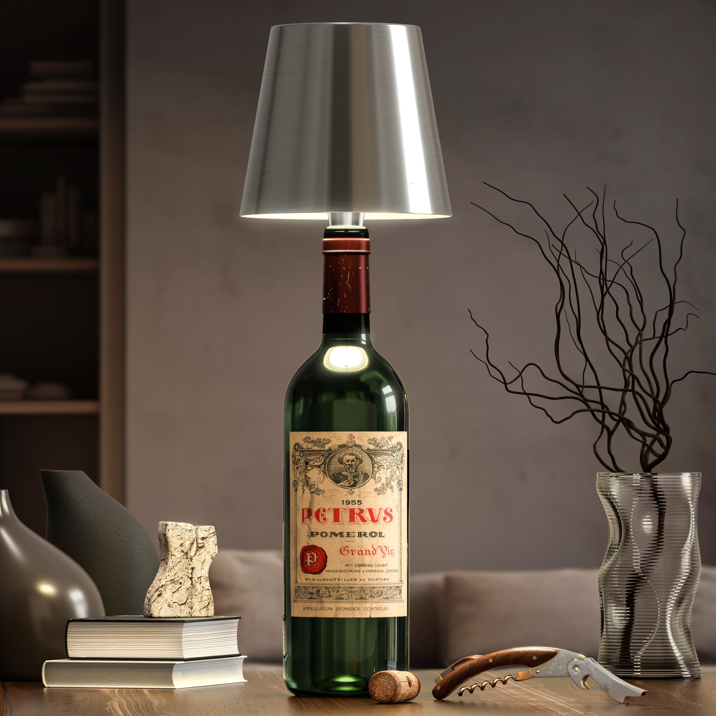 Rechargeable LED Lamp – Transform Your Bottles Into Light Fixtures 