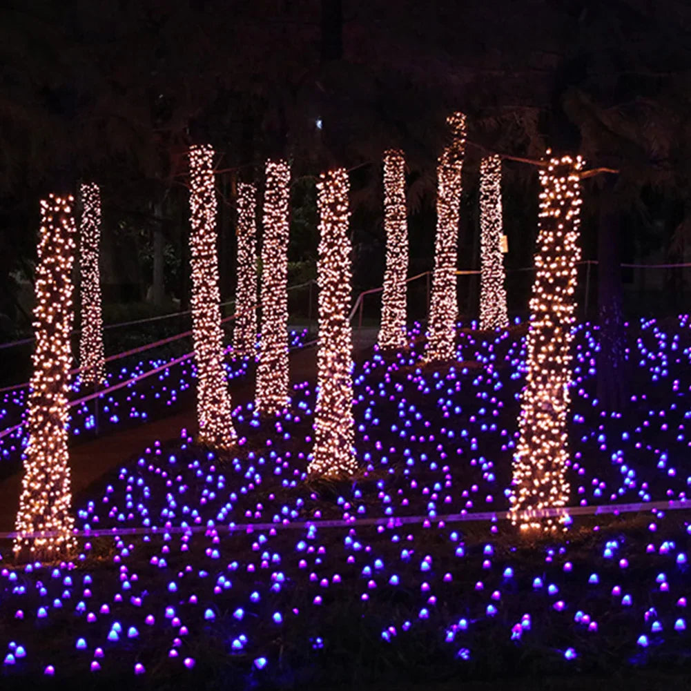 Solar Mushroom String Lights — Nocturnal Charm & Clean Energy 