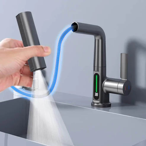 Intelligent Flexible Faucet – Digital Display and Real-Time Temperature 