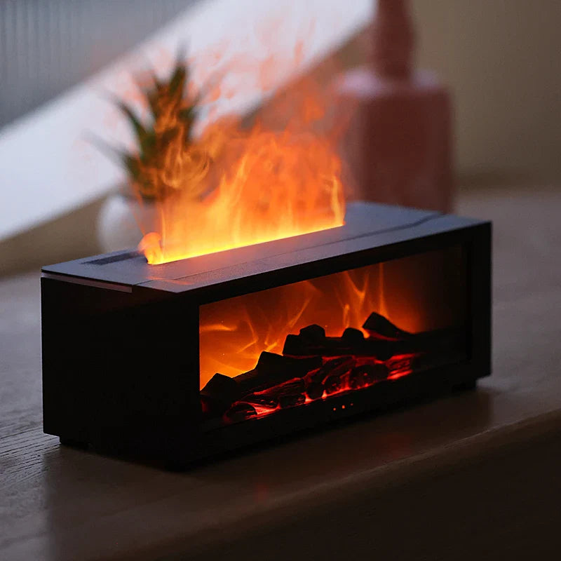 Aromatherapy Diffuser Flame Effect – Warm and Relaxing Atmosphere 