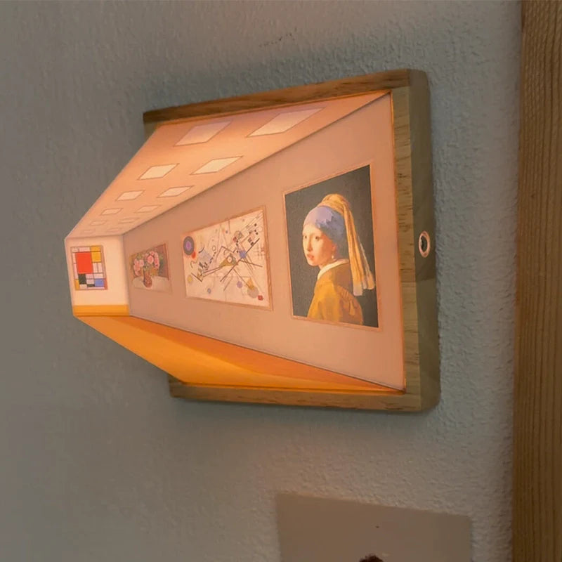 Lampada da Parete Decorativa – Illusione Visiva 3D 