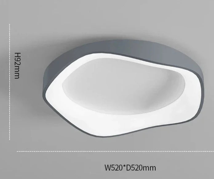 Asymmetrische LED Plafondlamp – Trendy en Elegant 