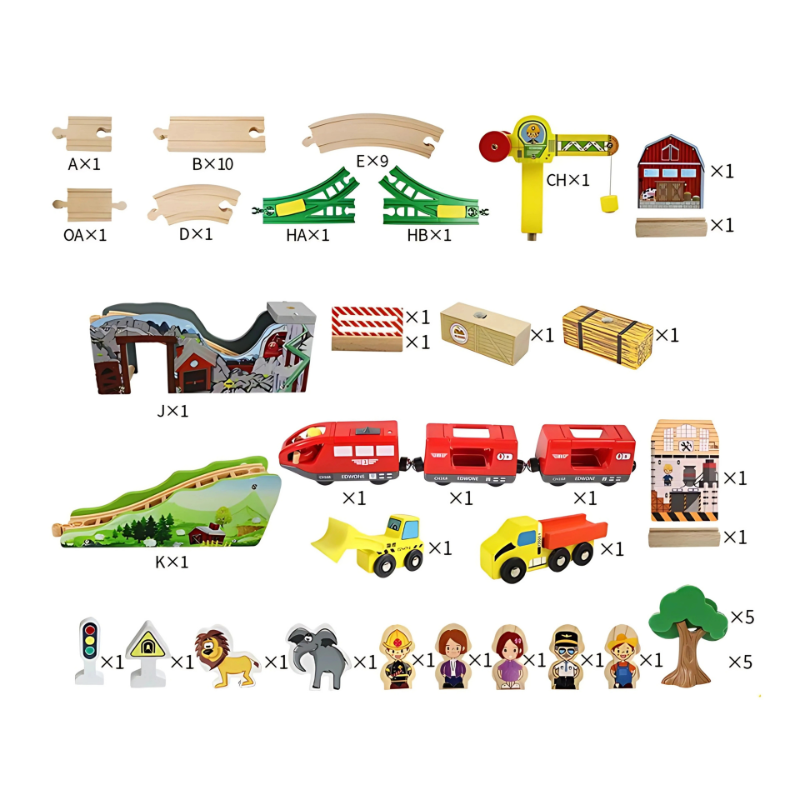 Jucărie de tren pentru copii - aventură și distracție de învățare