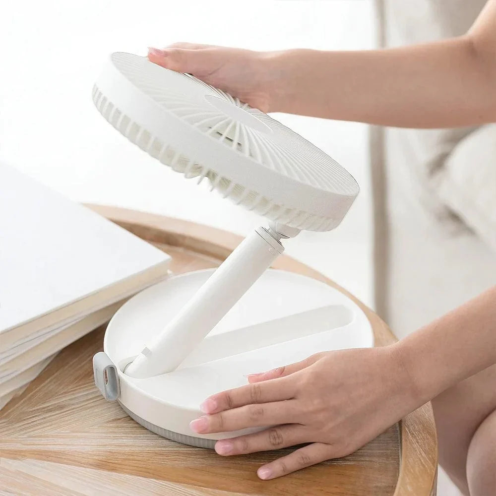 Przenośny wentylator teleskopowy z wbudowaną baterią 