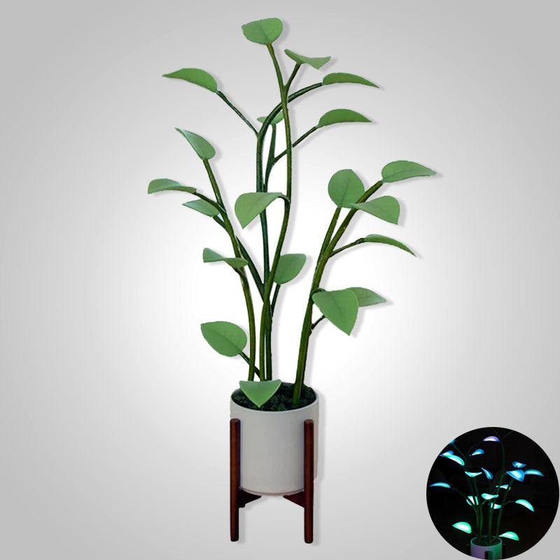 Magiczna Lampa LED w Kształcie Rośliny – Naturalna i Czarująca Atmosfera 