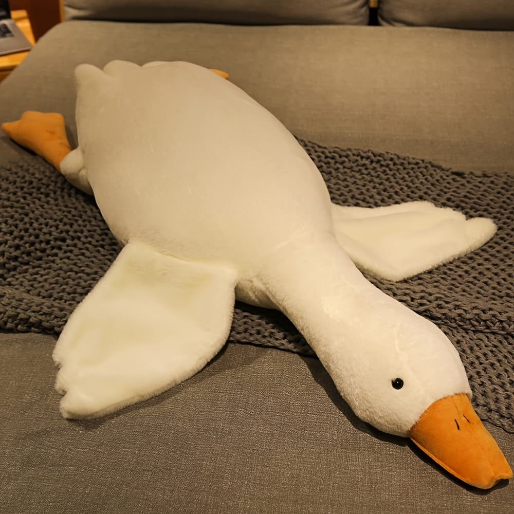 Grande Peluche Cygne — Design Raffiné Et Tendresse Infinie