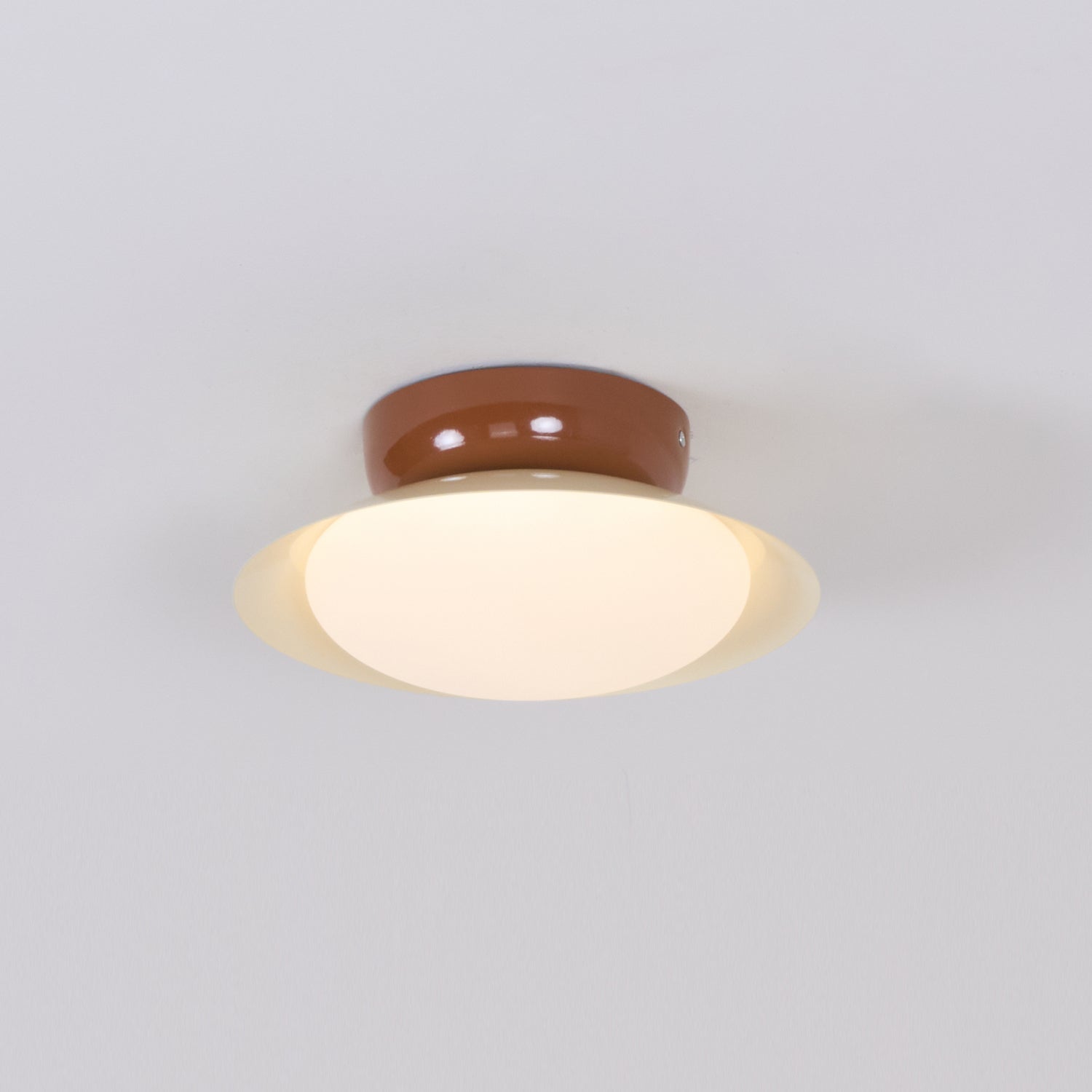 LED Ronde Plafondlamp - Natuurlijke Gloed & Discrete Elegantie